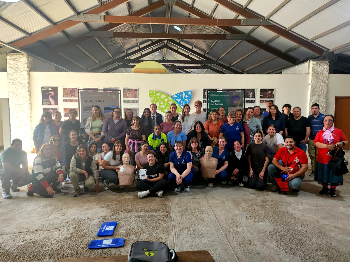 Semana del Corazón: SIET desarrolló curso abierto de RCP en San Javier