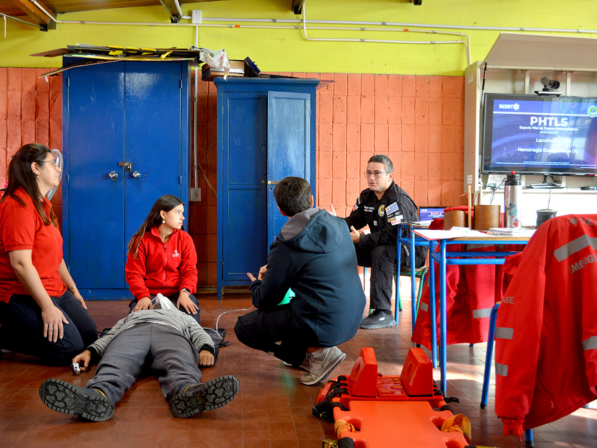 Personal de SIET participa de curso internacional de trauma prehospitalario (PHTLS)